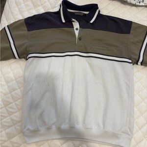 David Taylor Navy, Olive, and White Polo Shirt